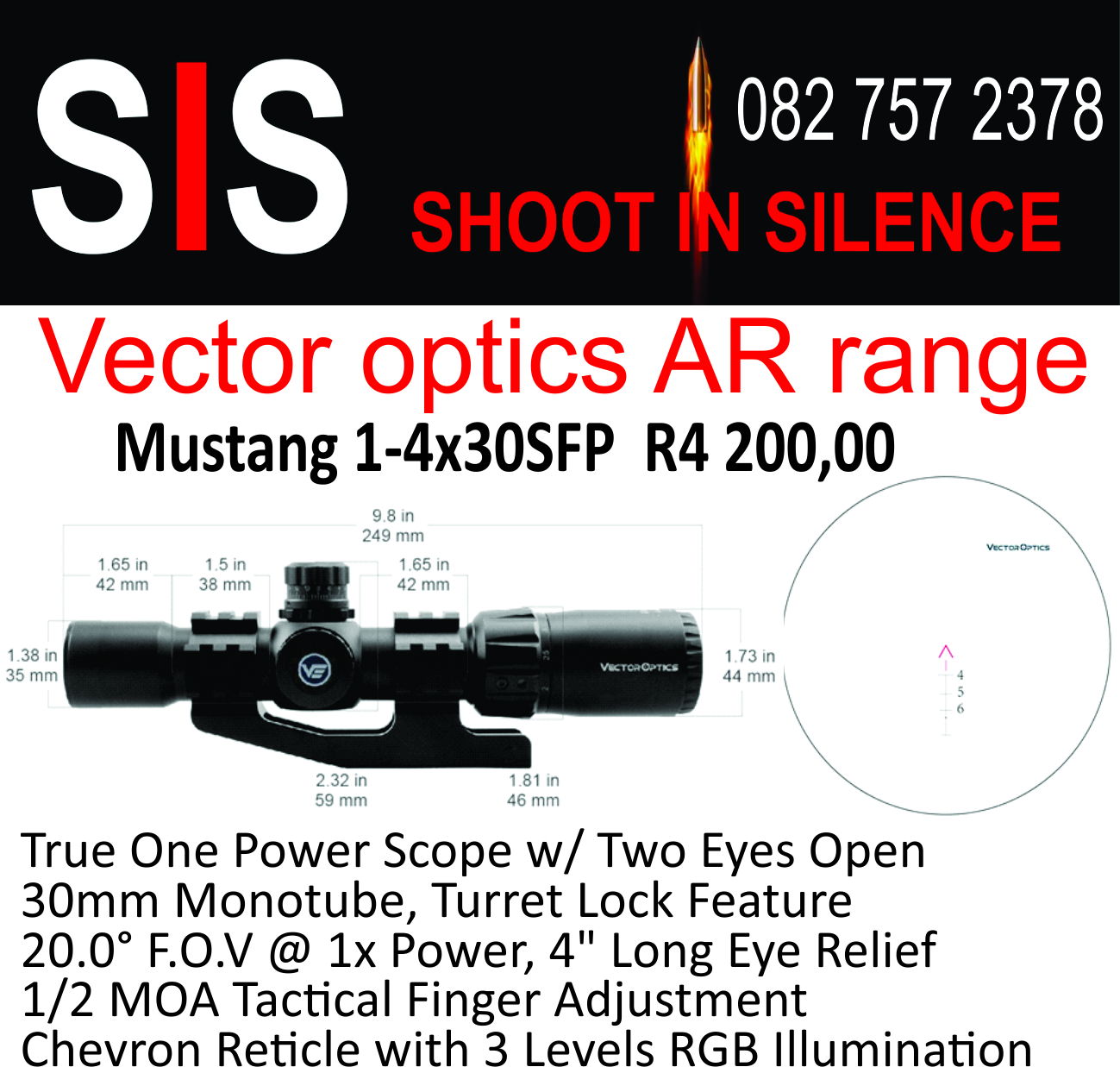 AR Mustang 1-4x30SFP